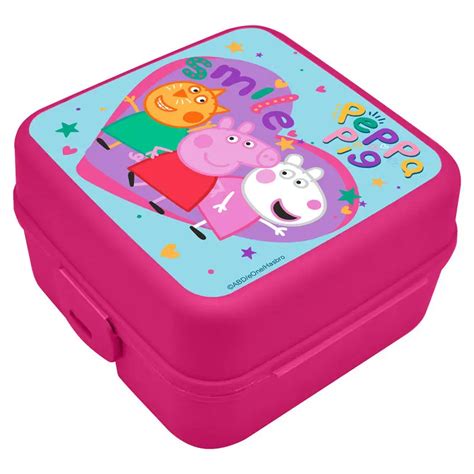 peppa pig lunch box metal|peppa pig lunch youtube.